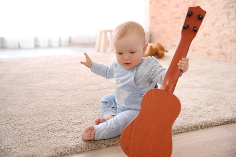 השפעת מוזיקה על תינוקות- תינוק וגטרה
